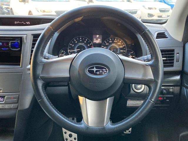 レガシィツーリングワゴン ２．５ｉ　Ｓパッケージリミテッド　ビルシュタインダンパー　プッシュスタート　ハーフレザーシート　パワーシート　ＨＩＤヘッドライト　純正１８インチアルミホイール　純正革巻きステアリング　パドルシフト（9枚目）