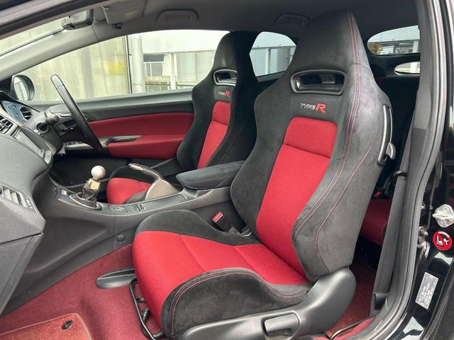 シビック タイプR ユーロ 6MT 純正18インチアルミ SDナビ バックカメラ コーナーセンサー ブラック/レッドアルカンターラバケットシート HIDヘッド フォグランプ デュアルオートエアコン(36枚目)