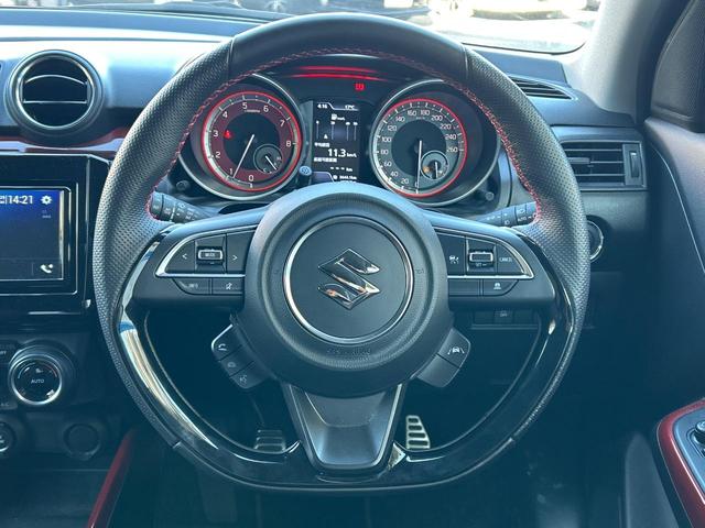 スイフトスポーツ ベースグレード　６速ＭＴ　セーフティサポート　ブラインドスポットモニター　ＧＲｅｄｄｙ製マフラー　純正ＳＤナビ　シートヒーター　ＥＴＣ　ドラレコ　禁煙車　ＬＥＤヘッドライト　純正１７インチアルミホイール　スマートキー（45枚目）