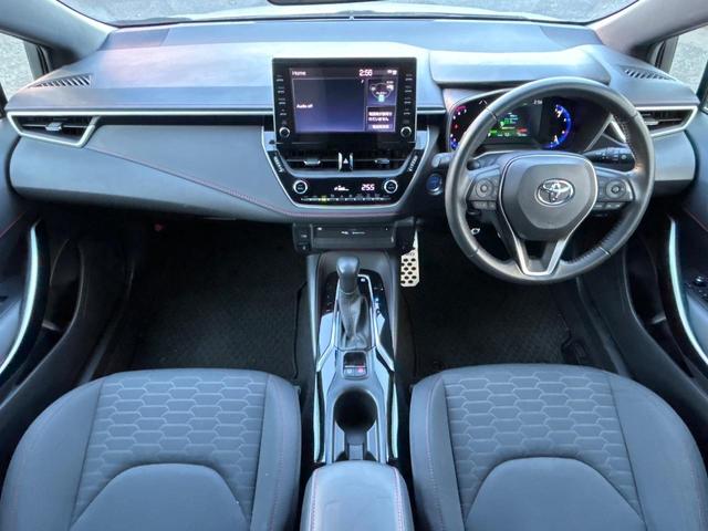 カローラスポーツ ハイブリッドG Z TRDフルエアロ 禁煙車 プリクラッシュセーフティ 純正ディスプレイオーディオ バックカメラ シートヒーター レーダークルーズ ETC 革巻きハンドル 純正18インチアルミ スマートキー(2枚目)