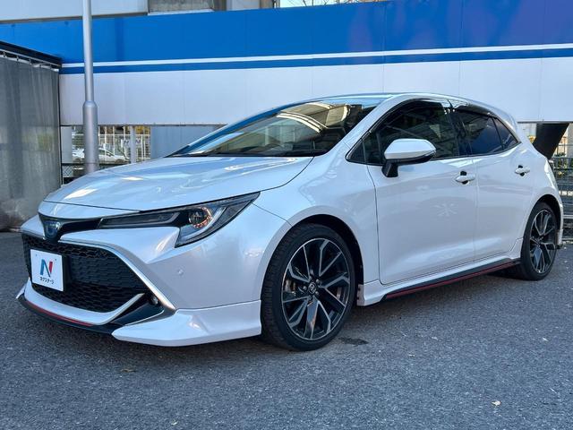 カローラスポーツ ハイブリッドG Z TRDフルエアロ 禁煙車 プリクラッシュセーフティ 純正ディスプレイオーディオ バックカメラ シートヒーター レーダークルーズ ETC 革巻きハンドル 純正18インチアルミ スマートキー(3枚目)