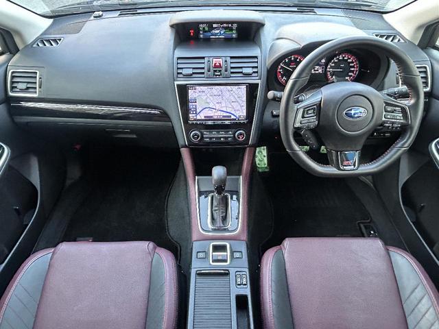 レヴォーグ １．６ＳＴＩスポーツアイサイト　後期Ｅ型　セイフティプラス　赤革シート　禁煙車　純正ＳＤナビ　ＬＥＤライナー　フロント＆サイド＆バックカメラ　ＥＴＣ　ドラレコ　スマートリアビューミラー　純正１８インチアルミ　シートヒーター（2枚目）