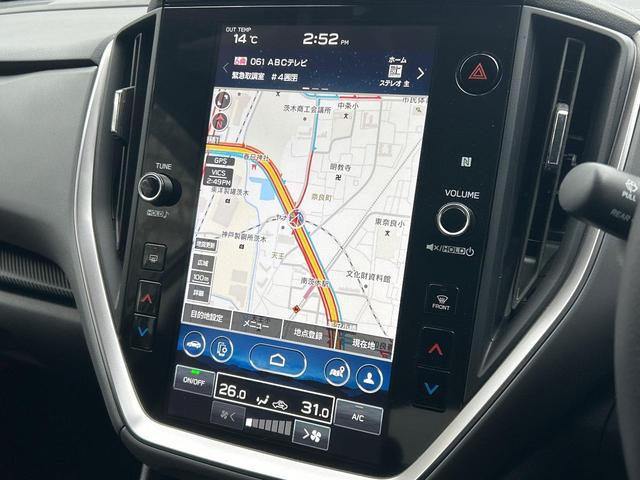 クロストレック リミテッド　純正１１．６インチナビ　全周囲モニター　前側方警戒アシスト　シートヒーター　ステアリングヒーター　メモリ付パワーシート　禁煙車　ＥＴＣ　ドラレコ　純正１８インチアルミホイール　ＬＥＤヘッドライト（3枚目）