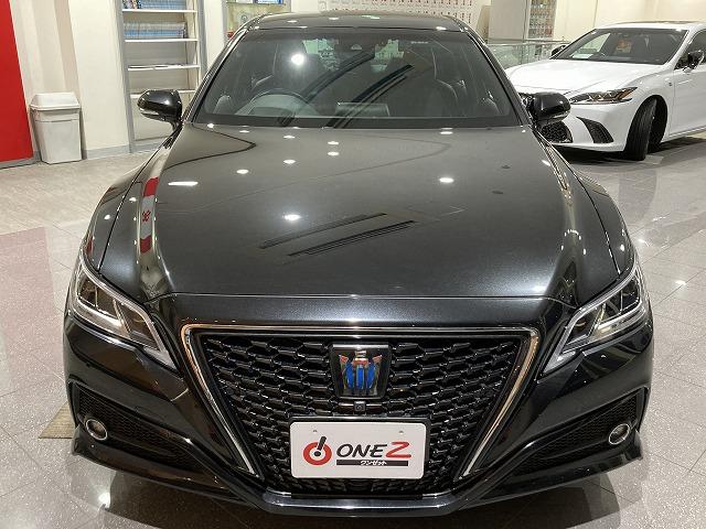 クラウンハイブリッド G-エグゼクティブ 禁煙車 パノラミックビューモニター AC100V トヨタセーフティセンス レーダークルーズ クリアランスソナー 黒本革エアシート メモリパワーシート 3眼LEDヘッドライト ブラインドスポットモニター(2枚目)