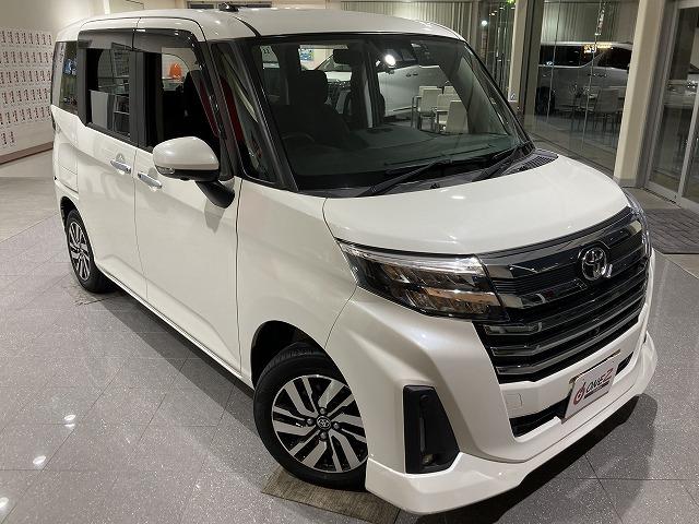 ルーミー カスタムＧ　禁煙車　パノラミックビューモニター　ナビレディパッケージ　ステアリングスイッチ　コンフォートパッケージ　シートヒーター　純正ナビ　レーダークルーズ　クリアランスソナー　両側パワースライドドア（17枚目）