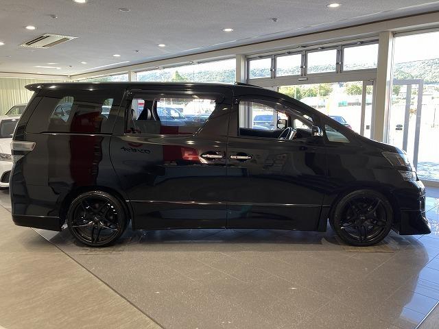 ヴェルファイア ２．４Ｚ　ゴールデンアイズＩＩ　禁煙車　サンルーフ　モデリスタＦエアロ　モデリスタアドミレイションＲエアロ　アルパイン９インチナビ　アルパインフリップダウンモニター　クリアランスソナー　両側パワースライドドア　パワーバックドア（27枚目）