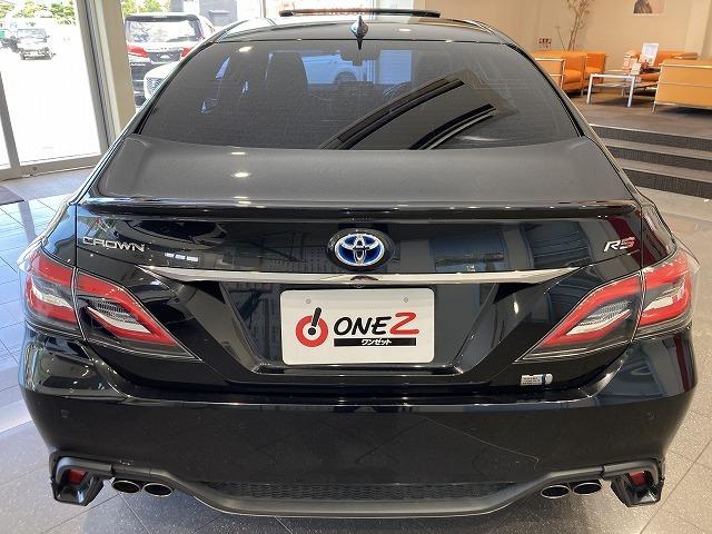 クラウンハイブリッド ＲＳアドバンス　禁煙車　トムス　ＴＲＤ　Ｍ’ｓ　サンルーフ　パノラミックビューモニター　トヨタセーフティセンス　プリクラッシュ　レーダークルーズ　クリアランスソナー　オートハイビーム　純正１８インチスパッタリングＡＷ（14枚目）