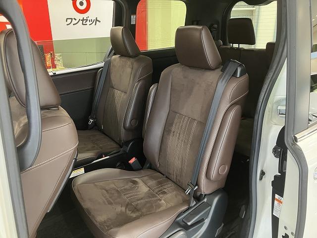 エスクァイア ハイブリッドＧｉ　プレミアムパッケージ　禁煙車　純正９インチナビゲーション　トヨタセーフティセンス　クルーズコントロール　クリアランスソナー　両側パワースライドドア　シートヒーター　チャハーフレザーシート　コンビハンドル　バックモニター（50枚目）