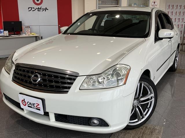 フーガ 450GTスポーツパッケージ 禁煙車 サンルーフ レーダークルーズ 黒本革エアシート オートライト メモリパワーシート オットマン メーカーナビゲーション 純正19インチAW スマートキープッシュスタート ビルトインETC(27枚目)