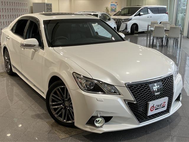 クラウン アスリートG 禁煙 モデリスタ サンルーフ パノラミックビューモニタ アドバンスドパッケージ レーダークルーズ クリアランスソナー プリクラッシュ スパッタリング18インチAW メーカーナビゲーション 黒本革シート(15枚目)