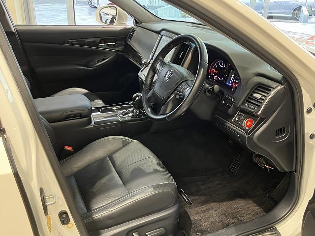 クラウン アスリートG 禁煙 モデリスタ サンルーフ パノラミックビューモニタ アドバンスドパッケージ レーダークルーズ クリアランスソナー プリクラッシュ スパッタリング18インチAW メーカーナビゲーション 黒本革シート(38枚目)