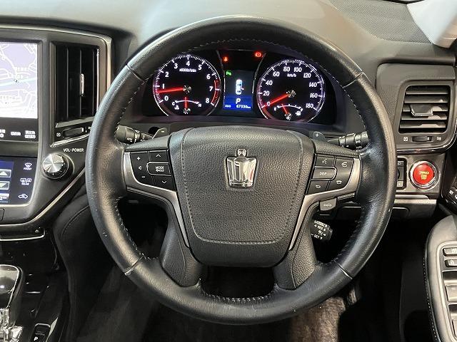 クラウン アスリートG 禁煙 モデリスタ サンルーフ パノラミックビューモニタ アドバンスドパッケージ レーダークルーズ クリアランスソナー プリクラッシュ スパッタリング18インチAW メーカーナビゲーション 黒本革シート(74枚目)