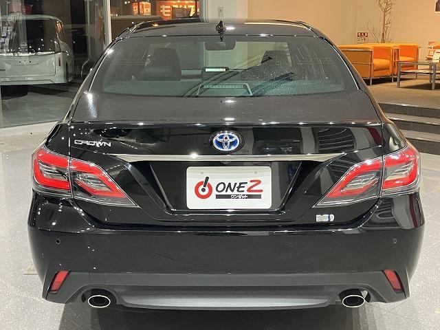 クラウンハイブリッド S スポーツスタイル 禁煙車 パノラミックビューモニター パーキングサポート AC100V トヨタセーフティセンス プリクラッシュ レーダークルーズ クリアランスソナー ブラインドスポットモニター オートハイビーム ETC(14枚目)