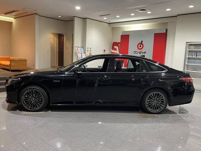 クラウンハイブリッド S スポーツスタイル 禁煙車 パノラミックビューモニター パーキングサポート AC100V トヨタセーフティセンス プリクラッシュ レーダークルーズ クリアランスソナー ブラインドスポットモニター オートハイビーム ETC(16枚目)