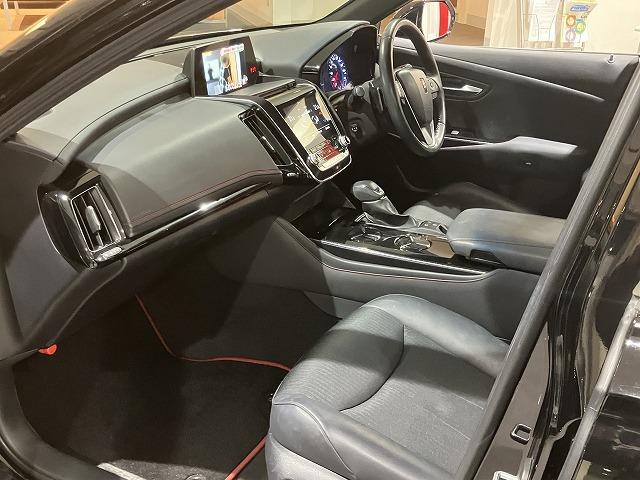クラウンハイブリッド S スポーツスタイル 禁煙車 パノラミックビューモニター パーキングサポート AC100V トヨタセーフティセンス プリクラッシュ レーダークルーズ クリアランスソナー ブラインドスポットモニター オートハイビーム ETC(49枚目)