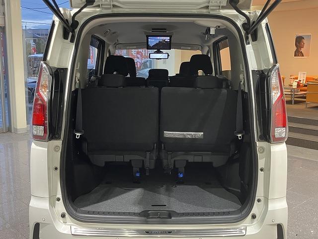 セレナ ハイウェイスターG 禁煙 セーフティパックB プロパイロット インテリジェントルームミラ オートブレーキホールド アラウンドビューモニタ クリアランスソナー 純正9インチナビ エマージェンシーブレーキ 純正16インチAW(20枚目)