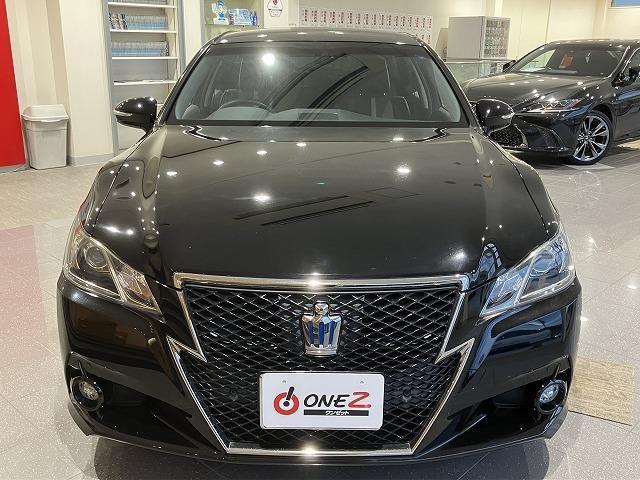 クラウンハイブリッド アスリートＳ　ブラックスタイル　禁煙車　テラロッサ本革エアシート　クリアランスソナー　トヨタセーフティセンス　クルーズコントロール　オートライト　ブラックスパッタリングＡＷ　メーカーナビゲーション　バックモニター　パワーシート（11枚目）