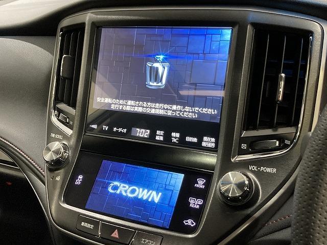 クラウン アスリートＧ　禁煙車　サンルーフ　アドバンストパッケージ　クリランスソナー　トヨタセーフティセンス　レーダークルーズ　スパッタリング１８インチＡＷ　黒本革エアシート　メモリパワーシート　ブラインドスポットモニター（4枚目）