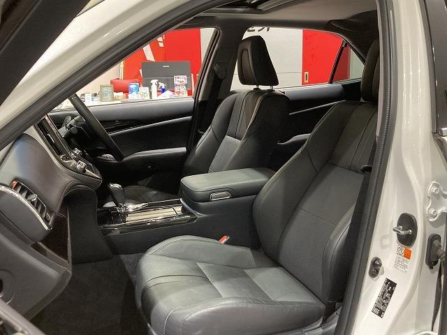 クラウン アスリートＧ　禁煙車　サンルーフ　アドバンストパッケージ　クリランスソナー　トヨタセーフティセンス　レーダークルーズ　スパッタリング１８インチＡＷ　黒本革エアシート　メモリパワーシート　ブラインドスポットモニター（48枚目）