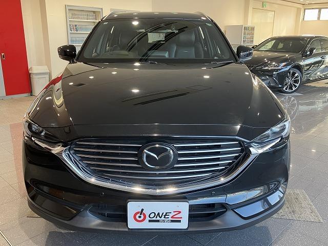 ＣＸ－８ ＸＤプロアクティブ　Ｓパッケージ　禁煙　アルパインフリップダウン　スマートシティブレーキ　３６０°ビュー　レーダークルーズ　クリアランスソナー　ブラインドスポットモニタ　　シートメモリー　黒本革エアシート　ルーフレール　電動リアゲート（19枚目）