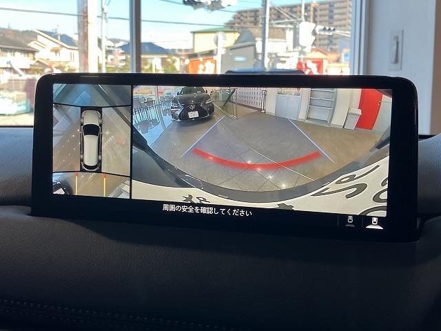 ＣＸ－８ ２５Ｓ　ブラックトーンエディション　ワンオーナー　禁煙車　ルーフレール　サイドガーニッシュ　メーカーナビゲーション　３６０°ビューモニター　レーダークルーズ　クリアランスソナー　ブラインドスポットモニター　クロハーフレザーシート　ＥＴＣ（5枚目）