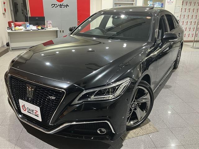 クラウン ＲＳ　アドバンス　禁煙　サンルーフ　パノラミックビューモニタ　デジタルインナーミラー　レザーシートパッケージ　黒本革エアシート　ＡＣ１００Ｖ　トヨタセーフティセンス　プリクラッシュ　レーダークルーズ　クリアランスソナー（18枚目）