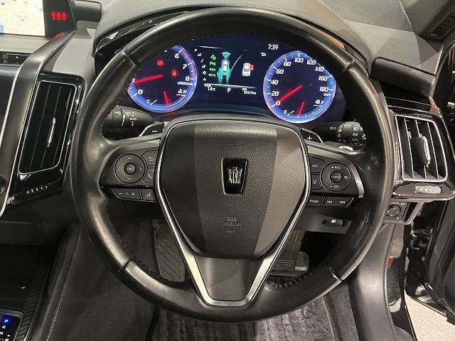 クラウン ＲＳ　アドバンス　禁煙　サンルーフ　パノラミックビューモニタ　デジタルインナーミラー　レザーシートパッケージ　黒本革エアシート　ＡＣ１００Ｖ　トヨタセーフティセンス　プリクラッシュ　レーダークルーズ　クリアランスソナー（78枚目）