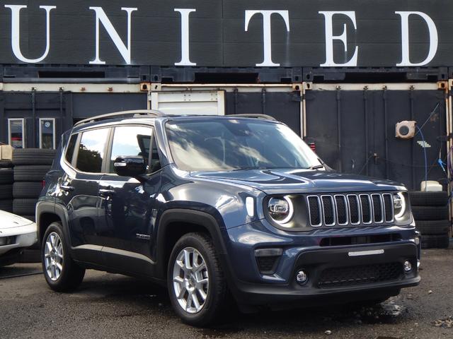 ジープ・レネゲード リミテッド 禁煙車 レザーシート シートヒーター パワーシート ステアリングヒーター LEDライト 純正ナビ バックカメラ バックセンサー LEDライト ACC スマートキー 安心ロング保証(2枚目)