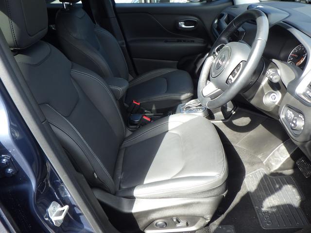 ジープ・レネゲード リミテッド 禁煙車 レザーシート シートヒーター パワーシート ステアリングヒーター LEDライト 純正ナビ バックカメラ バックセンサー LEDライト ACC スマートキー 安心ロング保証(22枚目)