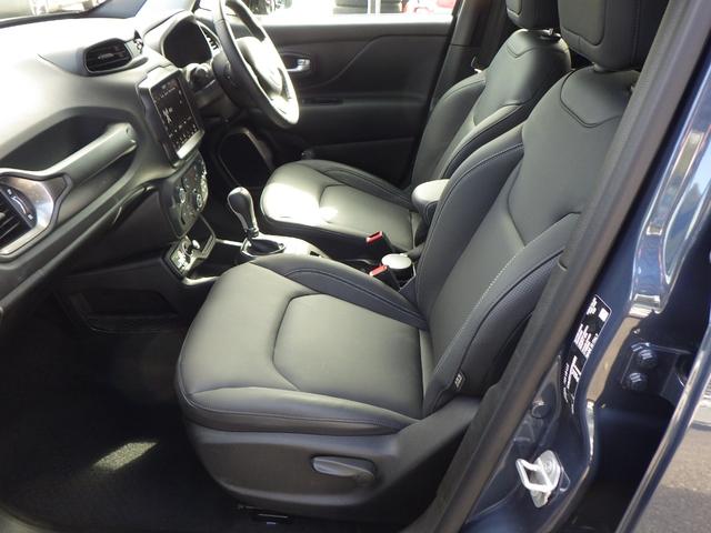 ジープ・レネゲード リミテッド 禁煙車 レザーシート シートヒーター パワーシート ステアリングヒーター LEDライト 純正ナビ バックカメラ バックセンサー LEDライト ACC スマートキー 安心ロング保証(23枚目)