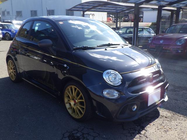 アバルト５９５ スコルピオーネオーロ　左ハンドル　ナビ地デジ　バックカメラ　ブルートゥース　ハーフレザー　パドルシフト　１７インチアルミ　キセノンライト　安心ロング保証（7枚目）