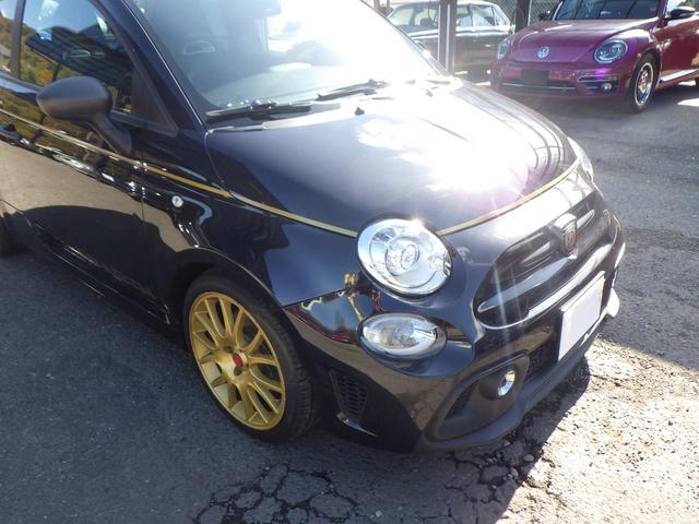 アバルト５９５ スコルピオーネオーロ　左ハンドル　ナビ地デジ　バックカメラ　ブルートゥース　ハーフレザー　パドルシフト　１７インチアルミ　キセノンライト　安心ロング保証（12枚目）