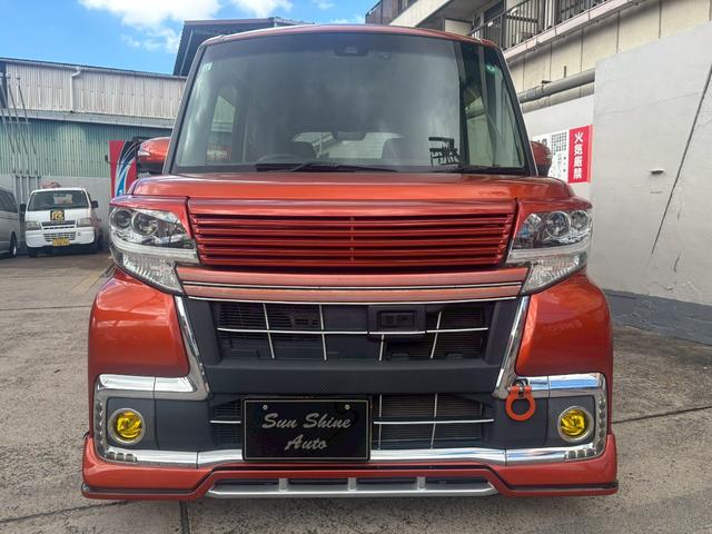 タント カスタムＲＳ　トップエディションＳＡＩＩ　純正８インチナビ　バックカメラ　エアロ　ダウンサス　１６インチアルミ　スモークテール　両側パワースライドドア（11枚目）