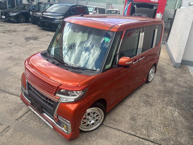 タント カスタムＲＳ　トップエディションＳＡＩＩ　純正８インチナビ　バックカメラ　エアロ　ダウンサス　１６インチアルミ　スモークテール　両側パワースライドドア（12枚目）