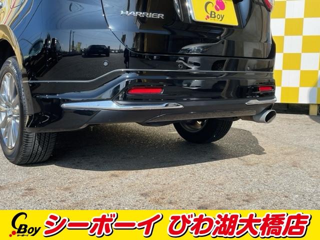 ハリアー プレミアム　ワンオーナー　禁煙車　モデリスタフルエアロ　セーフティセンス　レーダークルーズ　パワーバックドア　純正９インチナビ　３眼ＬＥＤヘッド　ブラックハーフレザーシート　ビルトインＥＴＣ（27枚目）