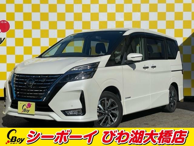 セレナ ｅ－パワー　ハイウェイスターＶ　純正１０インチナビ　純正１１インチ後席モニター　セーフティパックＡ　両側パワスラ　アラウンドビューモニター　デジタルインナーミラー　プロパイロット　純正ドラレコ　ＬＥＤヘッド　禁煙車　ワンオーナー（2枚目）