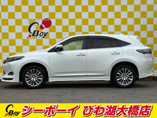 ハリアー プレミアム　ワンオーナー　禁煙車　純正フルエアロ　純正９インチナビ　フルセグ　バックカメラ　ＬＥＤヘッド　ハーフレザーシート　パワーシート　クルコン　ビルトインＥＴＣ（4枚目）