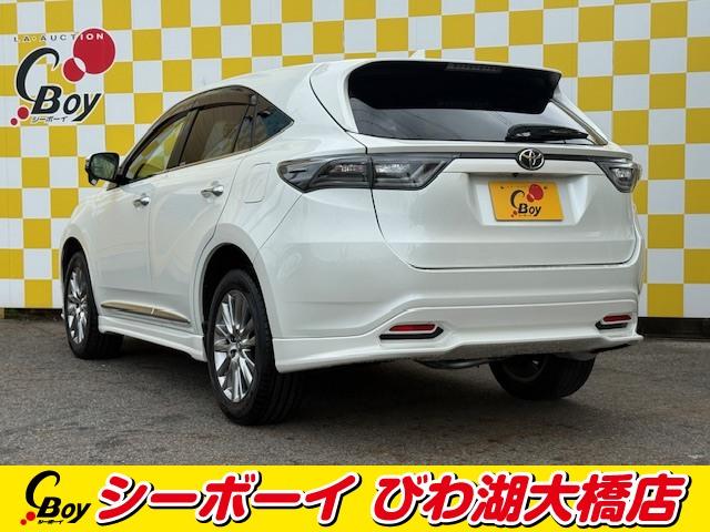 ハリアー プレミアム　ワンオーナー　禁煙車　純正フルエアロ　純正９インチナビ　フルセグ　バックカメラ　ＬＥＤヘッド　ハーフレザーシート　パワーシート　クルコン　ビルトインＥＴＣ（5枚目）