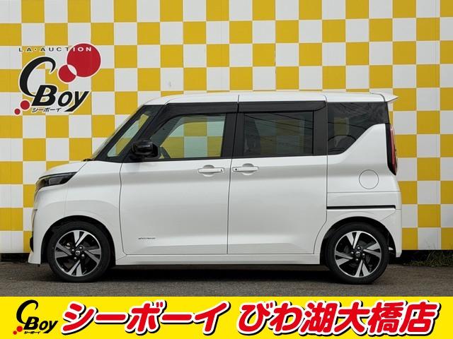 ルークス ハイウェイスター　Ｇターボプロパイロットエディション　ハイウェイスター　Ｇターボプロパイロットエディション（４名）　禁煙車　純正９インチナビ　フルセグ　アラウンドビューモニター　エマブレ　両側パワスラ　プロパイロット　ＬＥＤヘッド　ブラックレザーシート（4枚目）