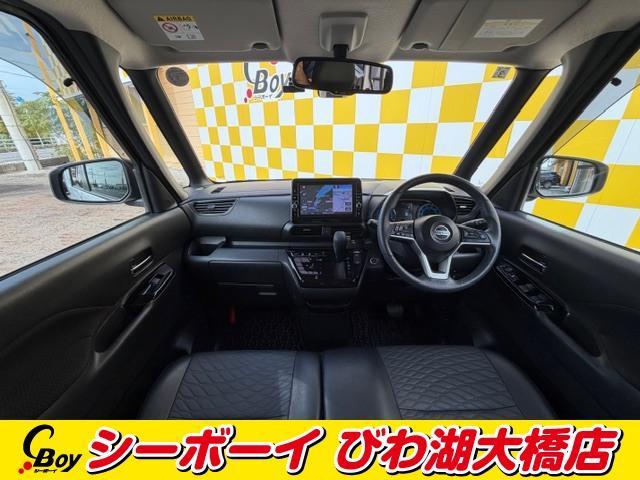 ルークス ハイウェイスター　Ｇターボプロパイロットエディション　ハイウェイスター　Ｇターボプロパイロットエディション（４名）　禁煙車　純正９インチナビ　フルセグ　アラウンドビューモニター　エマブレ　両側パワスラ　プロパイロット　ＬＥＤヘッド　ブラックレザーシート（7枚目）