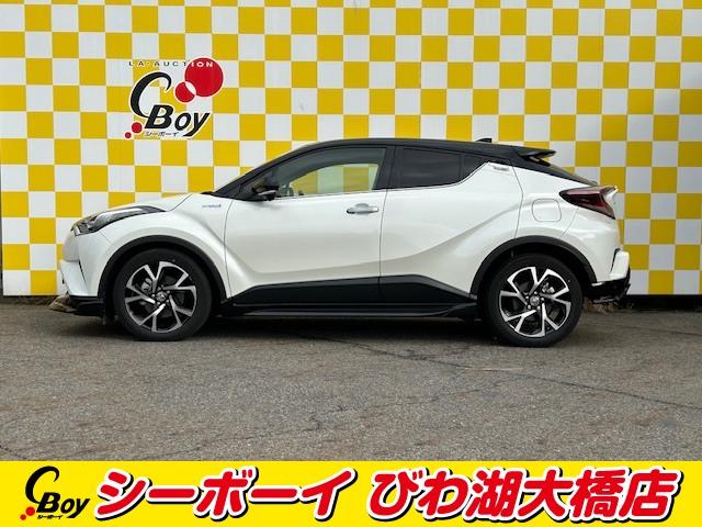Ｃ－ＨＲ Ｇ　ＬＥＤエディション　社外フルエアロ　純正９インチナビ　フルセグＴＶ　バックカメラ　セーフティセンス　レーダークルーズ　ＢＳＭ　ビルトインＥＴＣ　ＬＥＤヘッド　ＭＡＸＷＩＮデジインミラー　ＡＳＨＩＫＵマフラー　社外フォグ（4枚目）