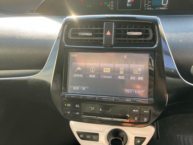 プリウス Ｓ　Ｓ　サンルーフ　エアロ　テイン車高調　１９インチアルミ　純正ナビ　　フルセグ　バックカメラ　社外ステアリング　クルーズコントロール　リアフイルム　Ｂｌｕｅｔｏｏｔｈ（19枚目）