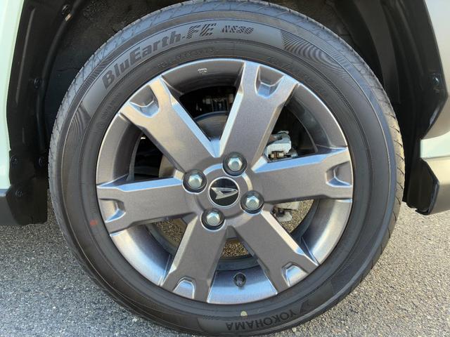 タフト Ｇ　ダーククロムベンチャー　電動パーキング　ＬＥＤヘッドランプ　アイドリングストップ　プッシュボタンスタート　前席シートヒーター　コーナーセンサー　電動格納式ミラー　オートエアコン　キーフリーシステム　オーディオ穴（35枚目）