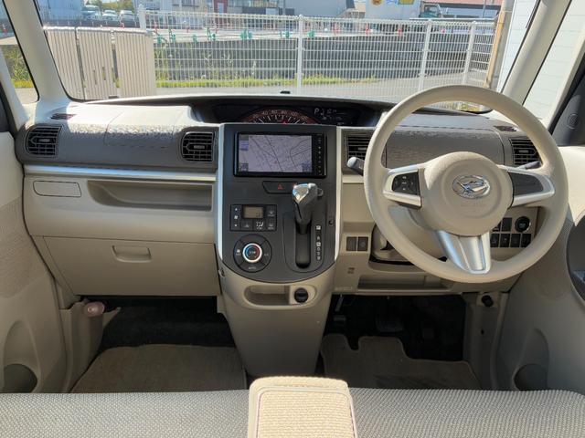 タント Ｘ　ＳＡ　ナビゲーション　バックカメラ　ＥＴＣ　電動格納式ミラー　助手席側パワースライドドア　アイドリングストップ　プッシュボタンスタート　　オートエアコン　チルトステアリング　シートリフター（10枚目）