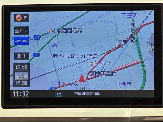 ムーヴキャンバス Ｇメイクアップ　ＳＡＩＩ　ナビゲーション　バックカメラ　ＥＴＣ　ＬＥＤヘッドランプ　プッシュボタンスタート　アイドリングストップ　両側パワースライドドア　オートエアコン　電動格納式ミラー（5枚目）