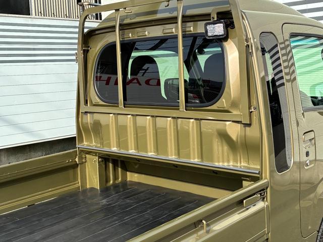 ハイゼットトラック ジャンボエクストラ　９インチスマホ連携ディスプレイオーディオ　バックカメラ　視界補助パック　ＬＥＤヘッドランプ　コーナーセンサー　プッシュボタンスタート　アイドリングストップ　キーフリーシステム　荷台灯　電動格納式ミラー（35枚目）