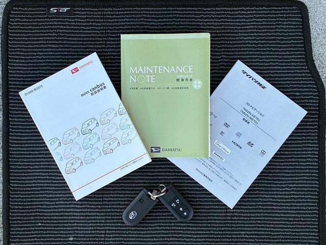 ムーヴキャンバス Ｇメイクアップ　ＳＡＩＩ　ナビゲーション　ドライブレコーダー　バックカメラ　ＬＥＤヘッドランプ　両側パワースライドドア　アイドリングストップ　プッシュボタンスタート　キーフリーシステム　オートエアコン　電動格納式ミラー（53枚目）