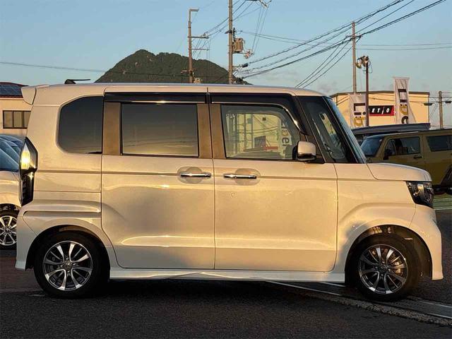 Ｎ－ＢＯＸカスタム Ｌ　ＥＴＣ　バックカメラ　両側スライド・片側電動　ナビ　ＴＶ　クリアランスソナー　レーンアシスト　衝突被害軽減システム　オートライト　スマートキー　アイドリングストップ　電動格納ミラー　シートヒーター（17枚目）