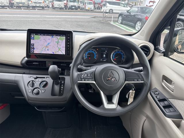 eKワゴン M バックカメラ ナビ TV レーンアシスト オートライト キーレスエントリー アイドリングストップ 電動格納ミラー シートヒーター ベンチシート CVT Bluetooth エアコン パワーステアリング(5枚目)