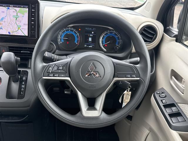 eKワゴン M バックカメラ ナビ TV レーンアシスト オートライト キーレスエントリー アイドリングストップ 電動格納ミラー シートヒーター ベンチシート CVT Bluetooth エアコン パワーステアリング(6枚目)